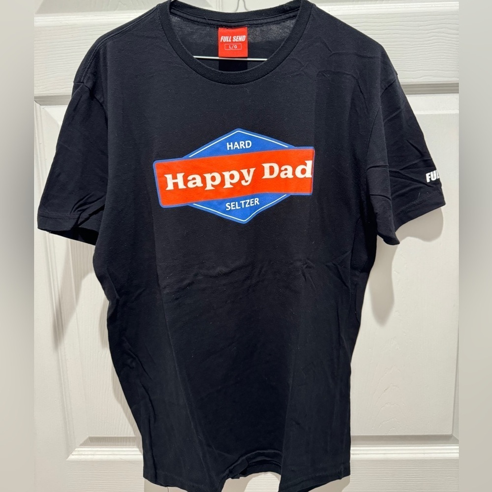 Happy Dad Seltzer t Shirt - size large